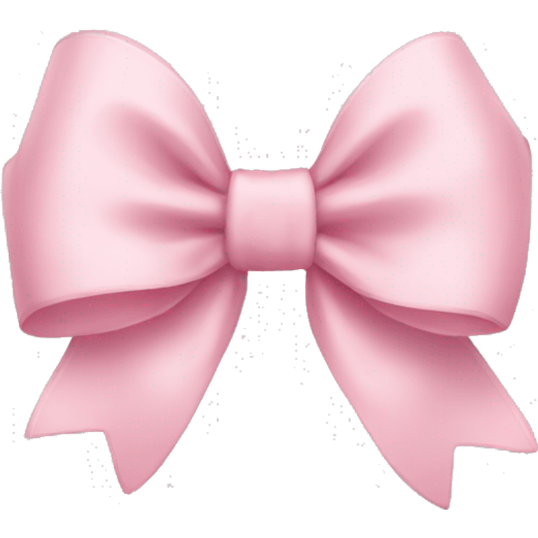 Light pink bow  emoji