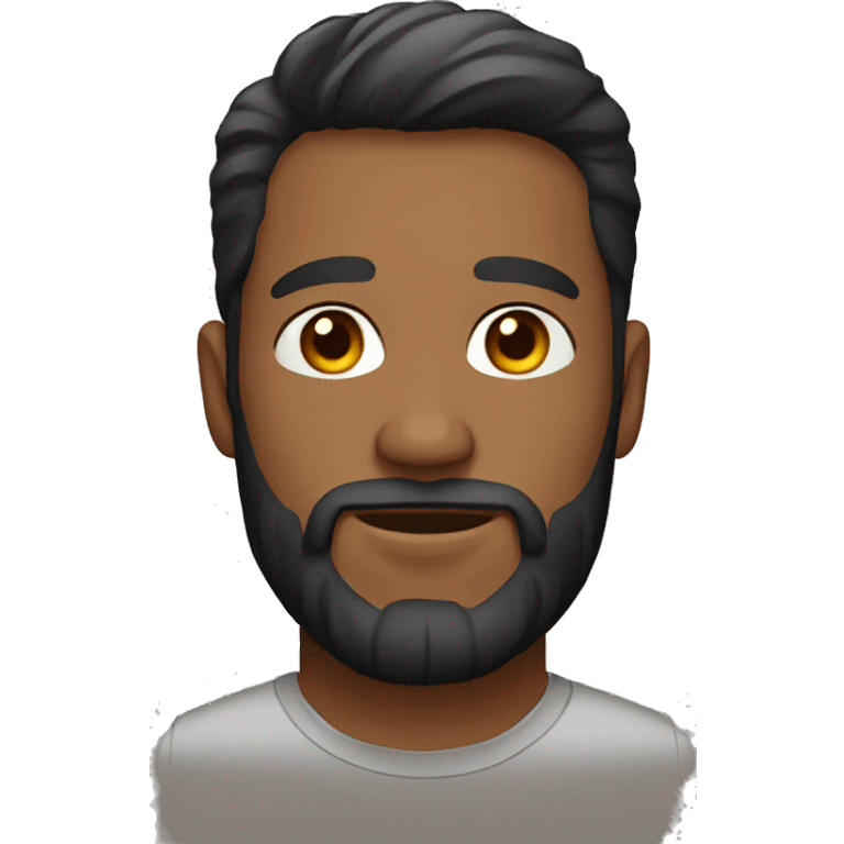 man with a beard in his 20's emoji