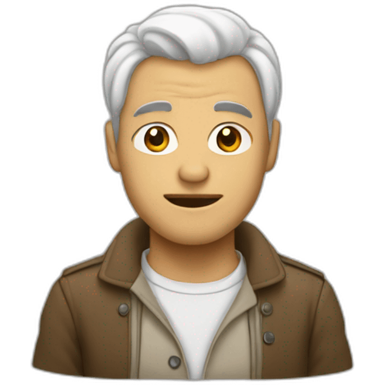 Homme qui ramasse coton emoji