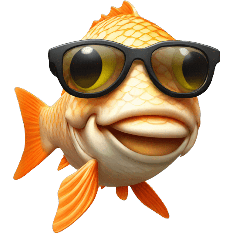 fish with sunglasses emoji