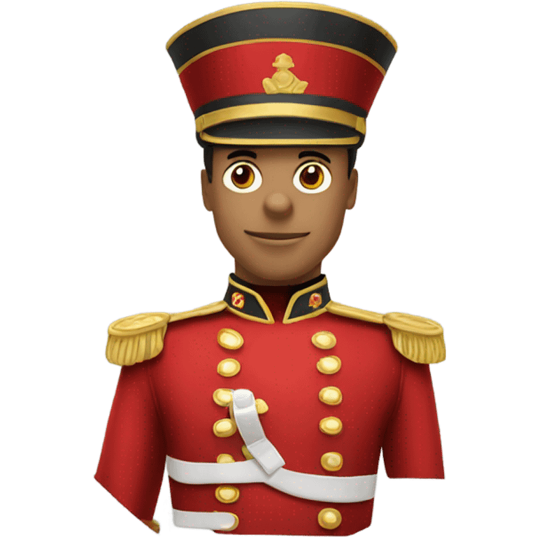 red toy soldier emoji