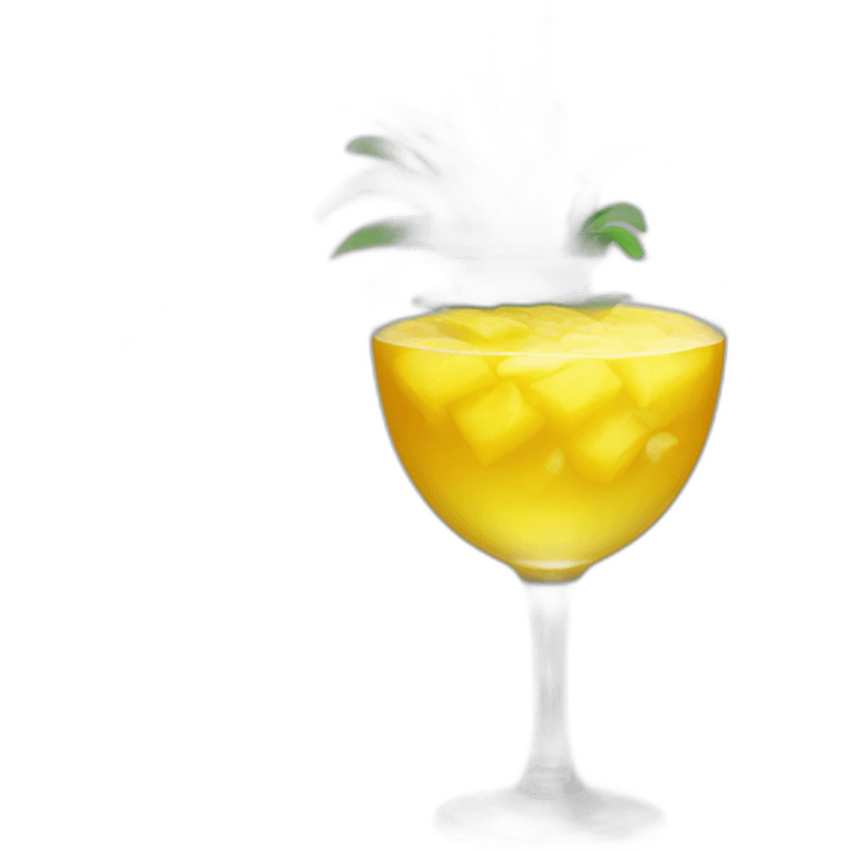 Pineapple  cocktail emoji