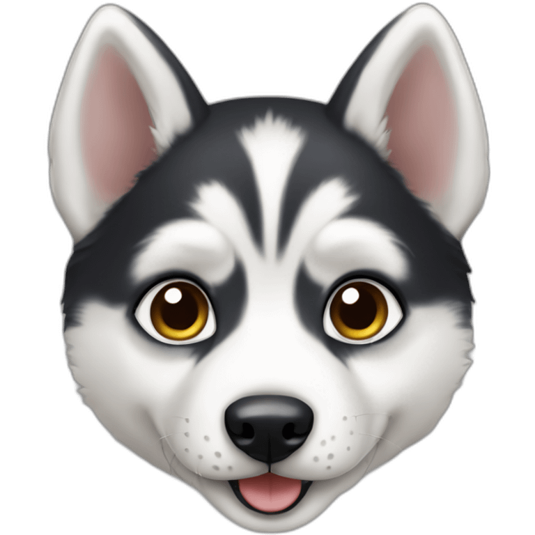 puppy husky dog emoji