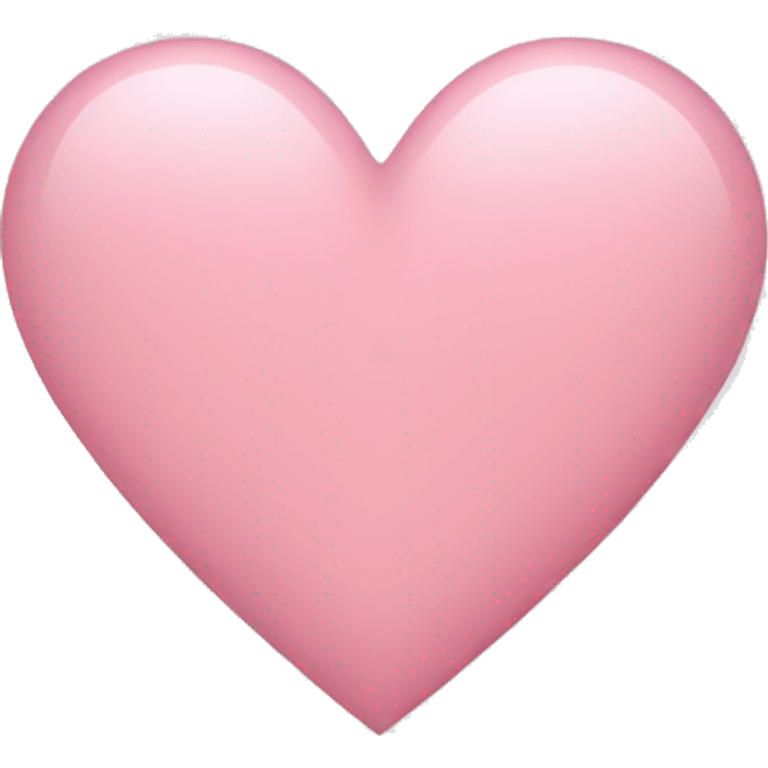 light pink heart emoji