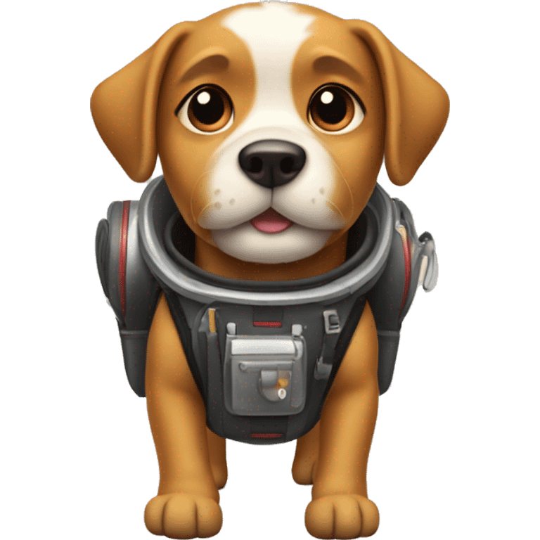 Dog with a jet pack  emoji