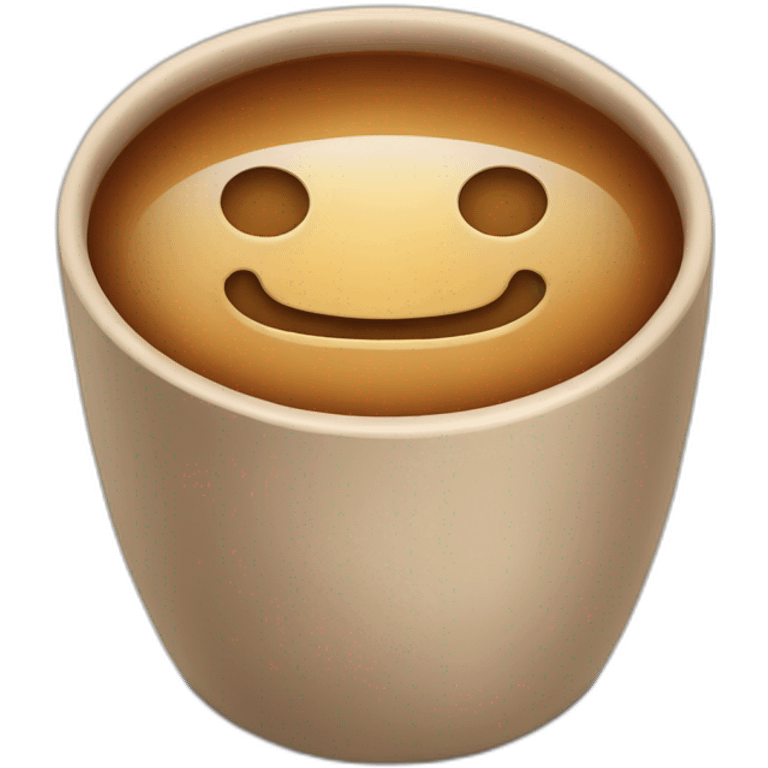 chinese tea in clay cup emoji