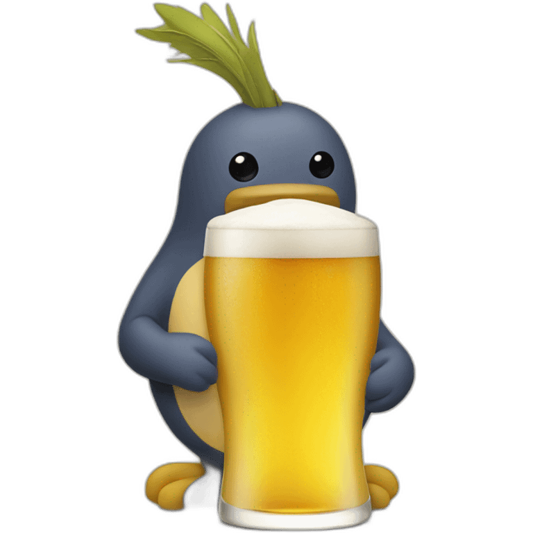 Tchoupi bière emoji