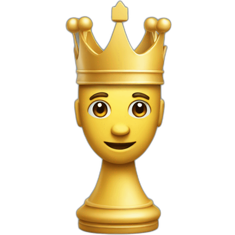 king chess tennis piece emoji