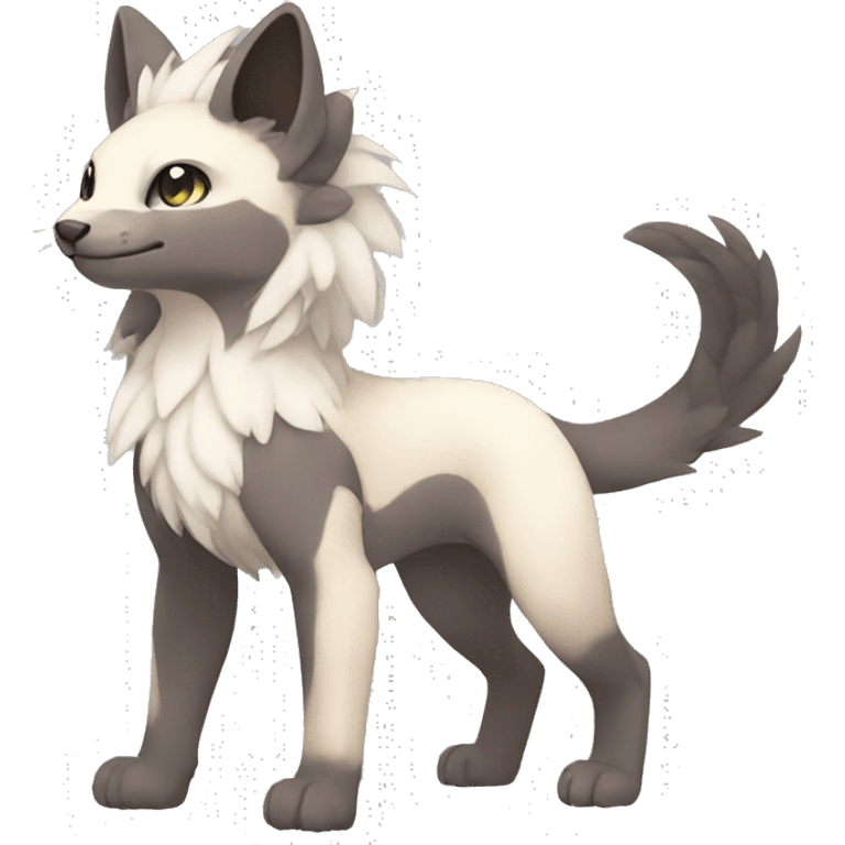 Cute cool animal hybrid Fakemon full body emoji