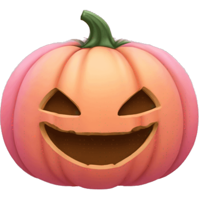 Pink pumpkin  emoji