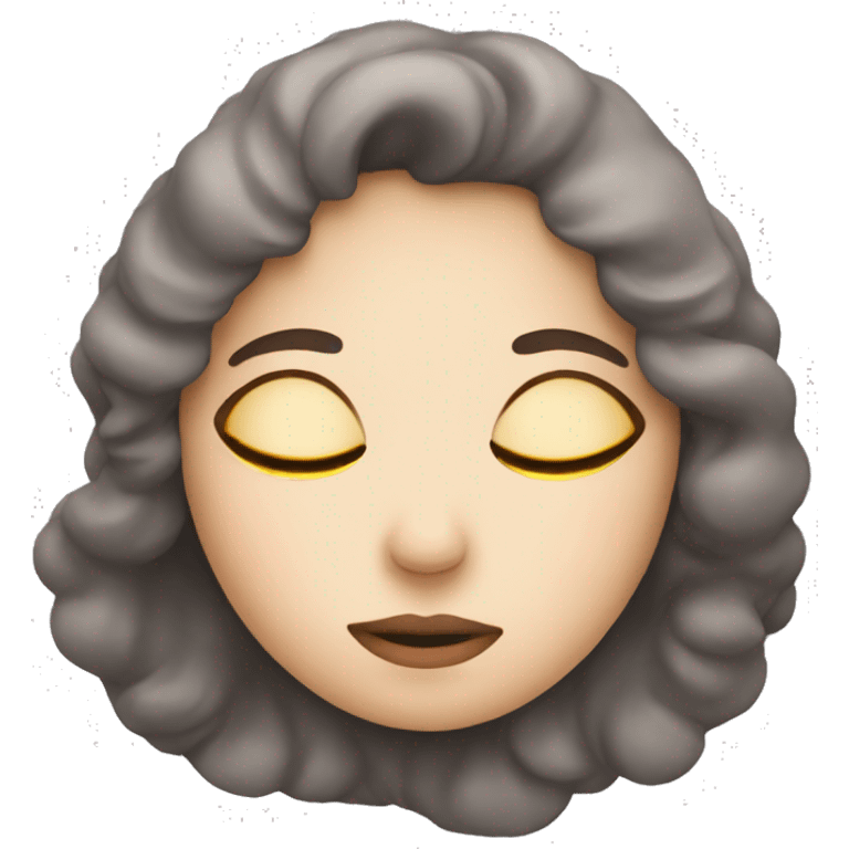 sleep girl emoji