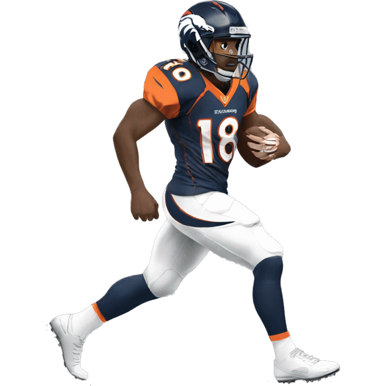 NFL football player, Denver broncos, punt   emoji