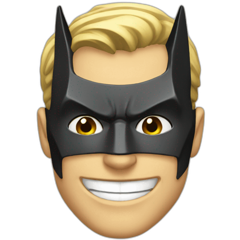 batman smiling emoji