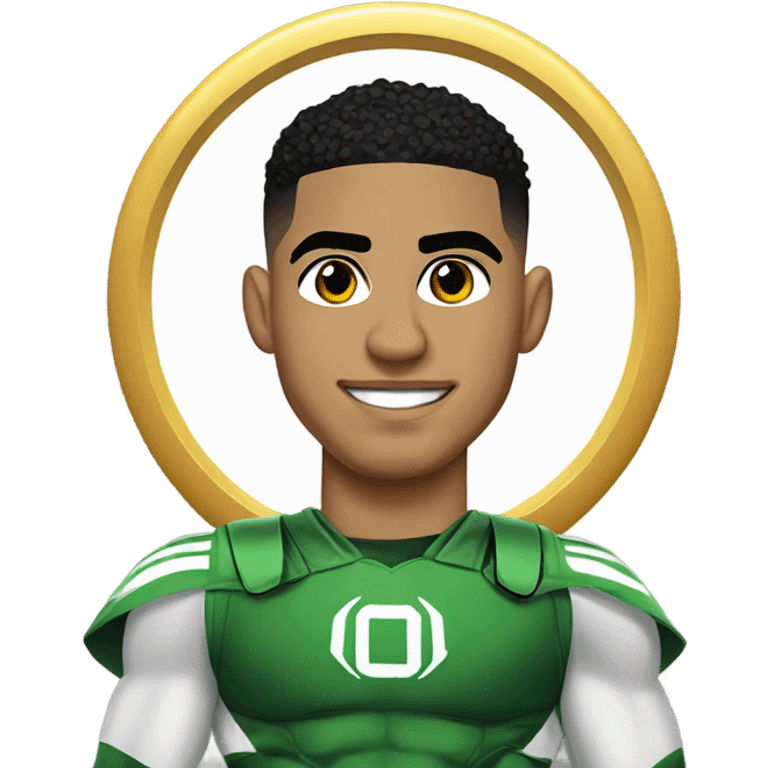 Jayson Tatum as a super hero emoji