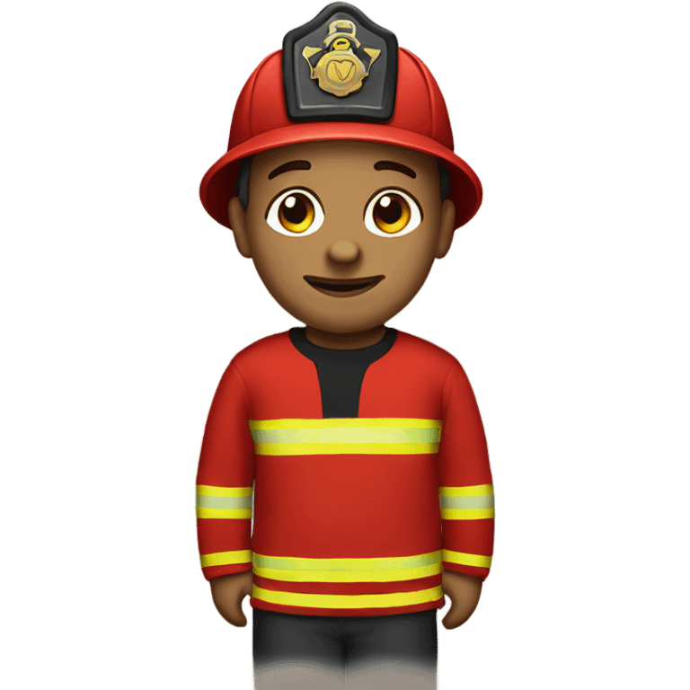 Fireman in Jewish sweater emoji