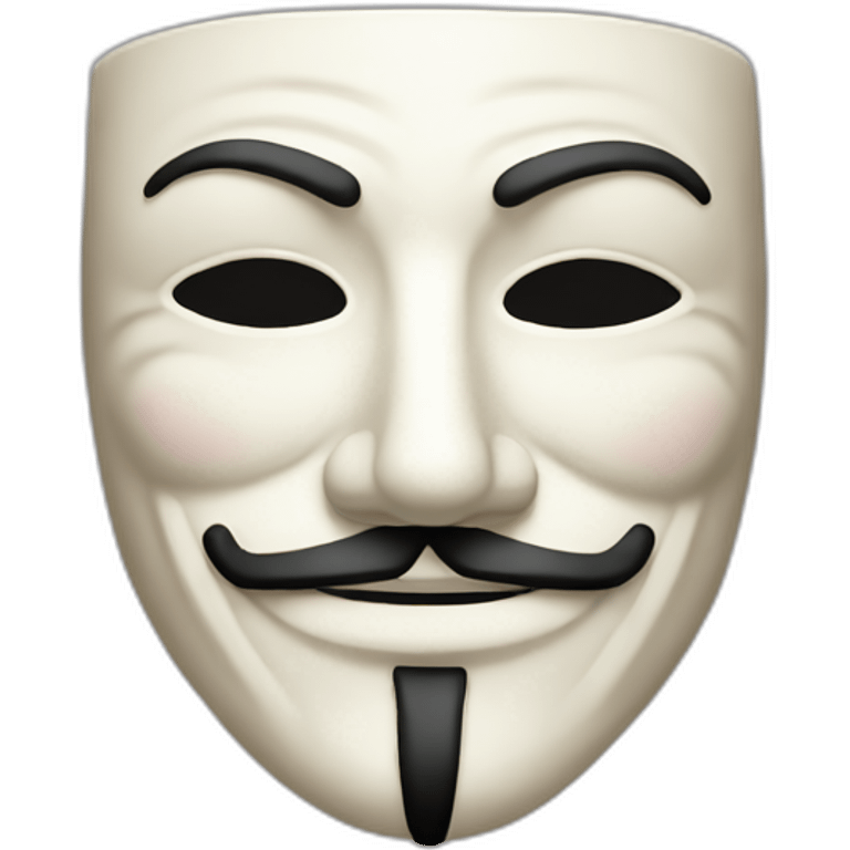 anonymous mask emoji