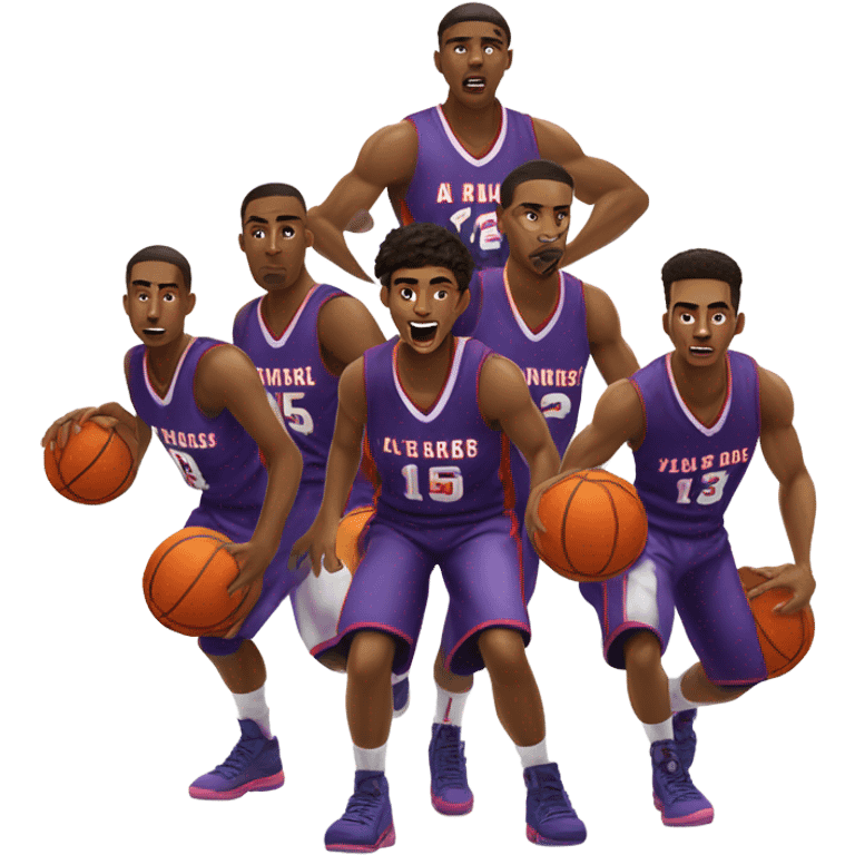 Excessive force basketball team  emoji