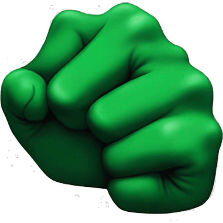 The green fist


 emoji