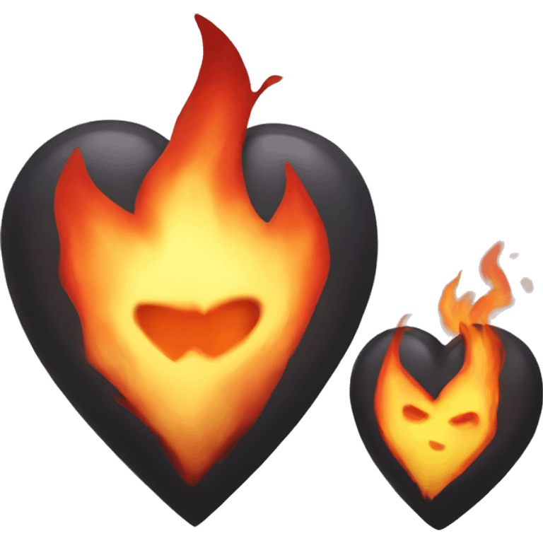 Extreme Fire heart  emoji