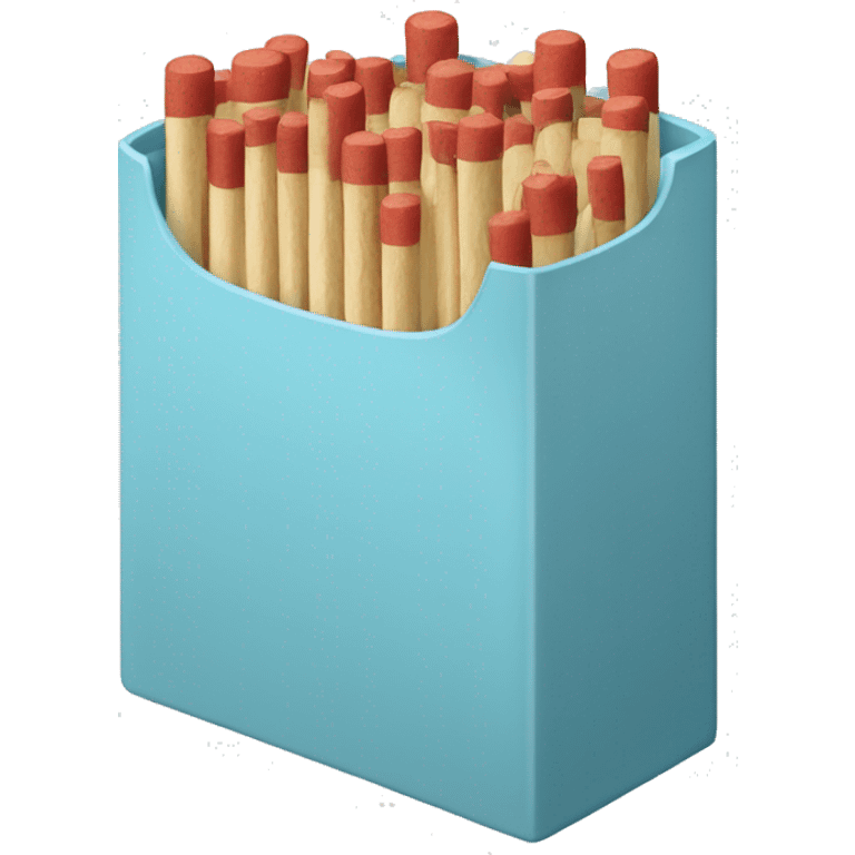 Light blue box of matches  emoji