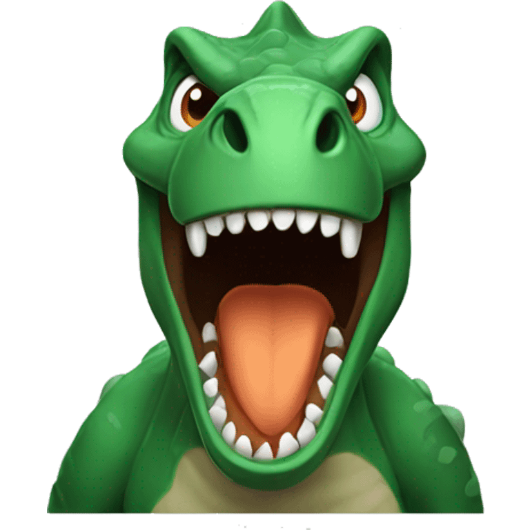 Dinosaur angry emoji