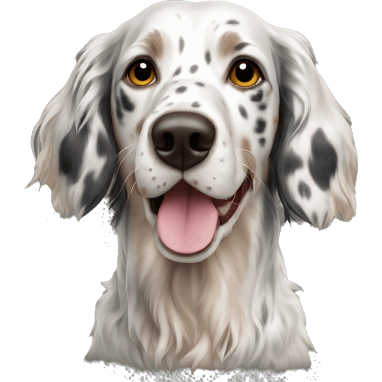 English setter dog  emoji