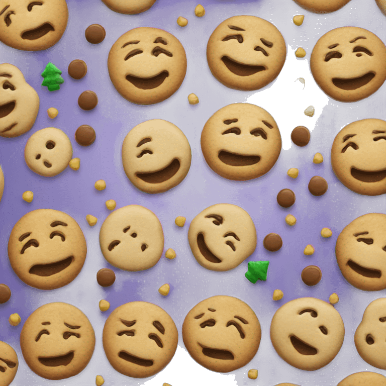 Pilsbury Christmas cookie emoji