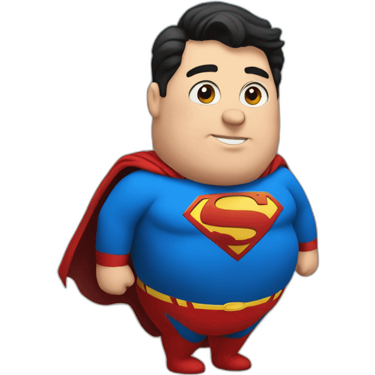 fat Superman emoji