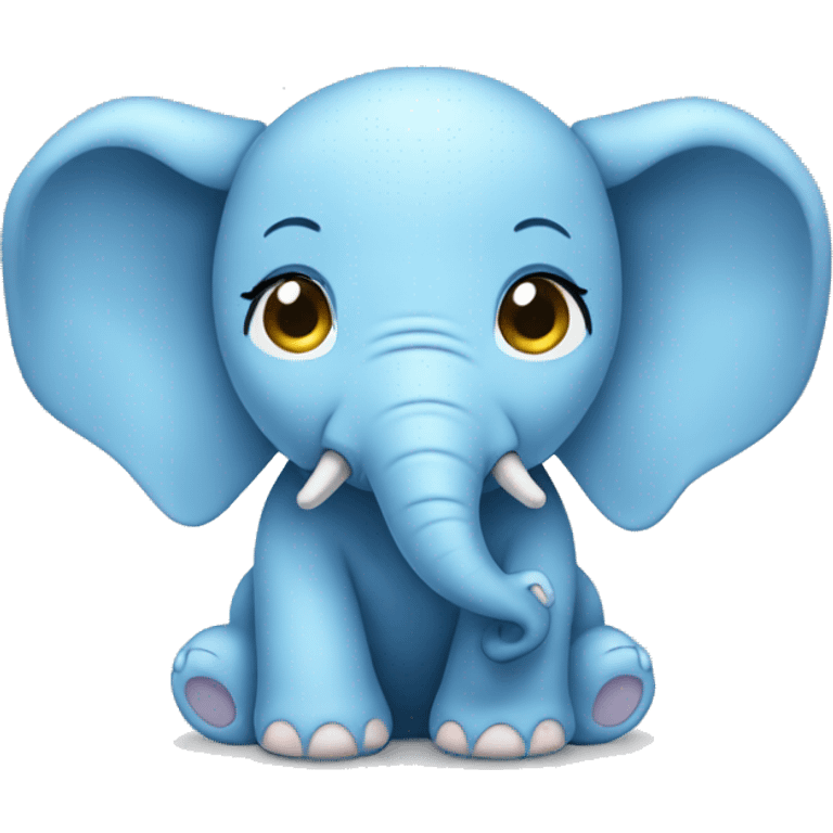 baby blue elephant emoji