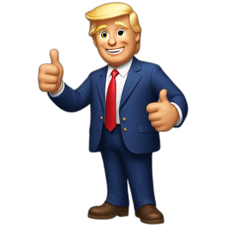 Donald Trump thumbs up emoji