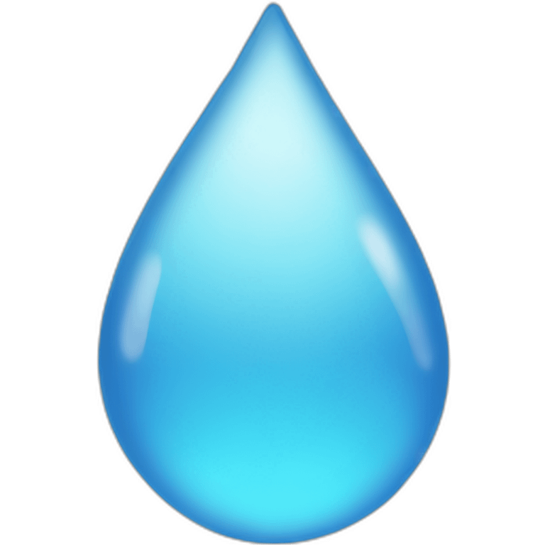 Water drop emoji