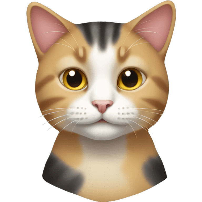 Three colors cat  emoji