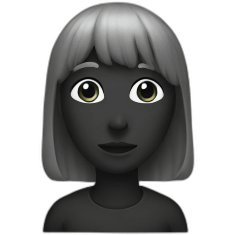 Cica black emoji