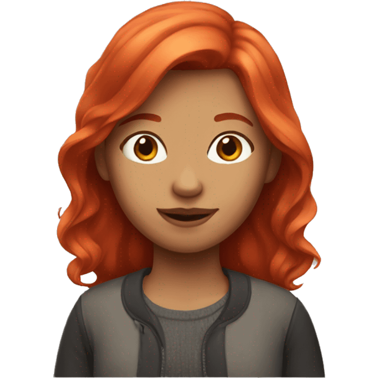 red-haired girl emoji