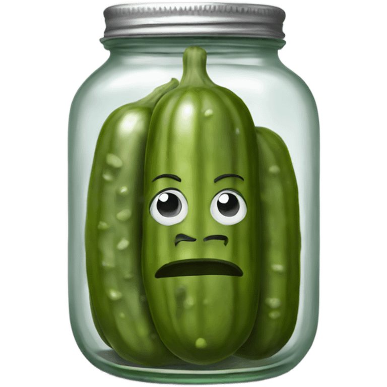 pickles in a jar emoji