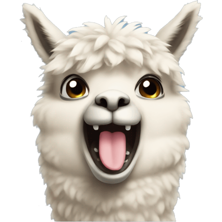 alpaca thats laughing emoji