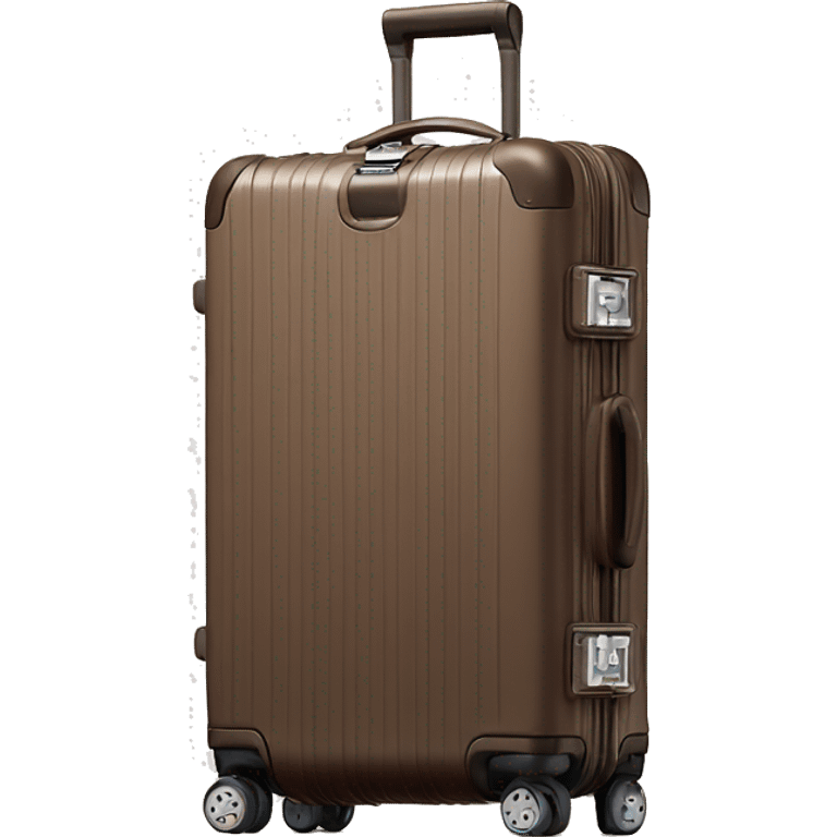 One Rimowa brown Essential Cabin luggage  emoji