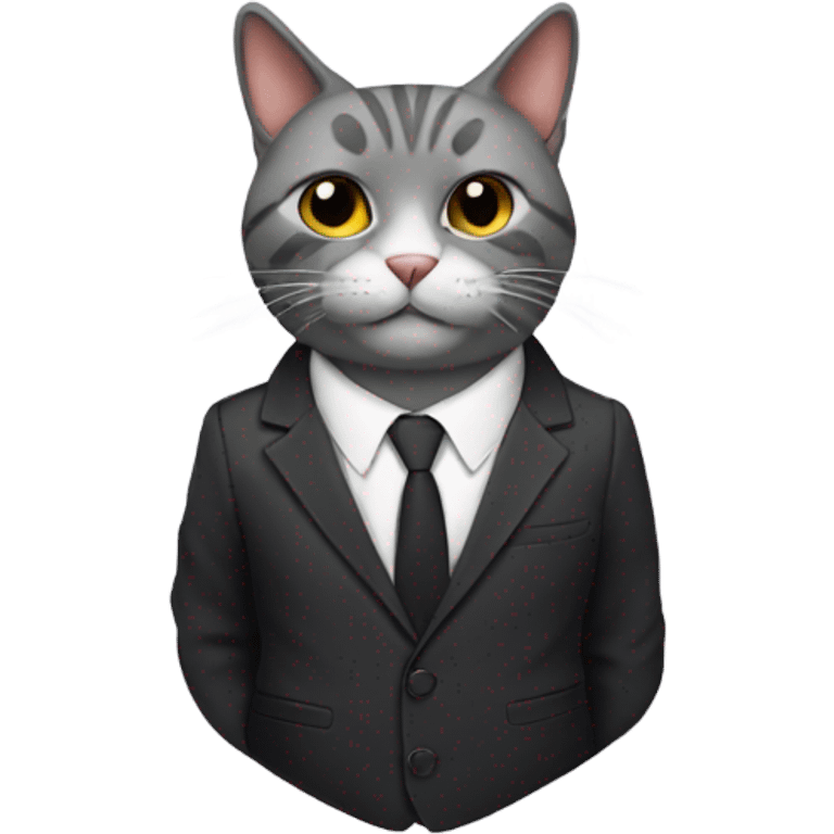 Cat in a suit  emoji