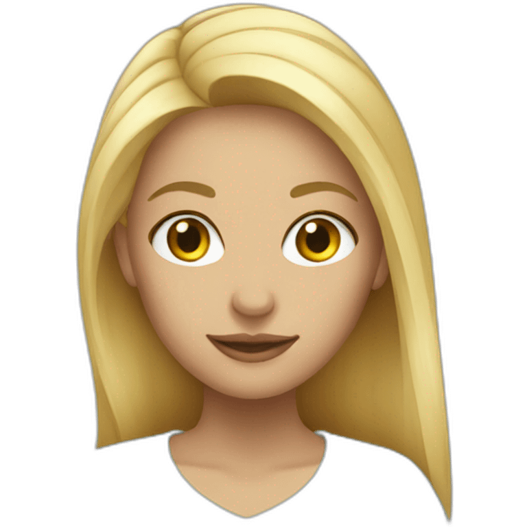 Blonde young women emoji