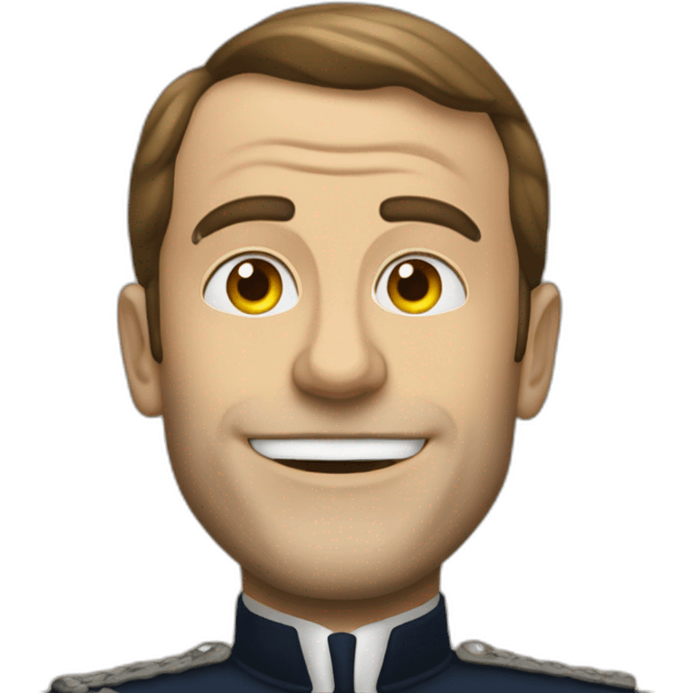 Macron qui se prend un claque emoji