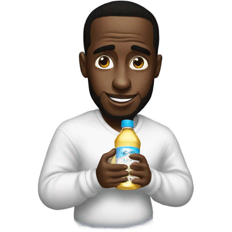 p diddy holding baby oil emoji