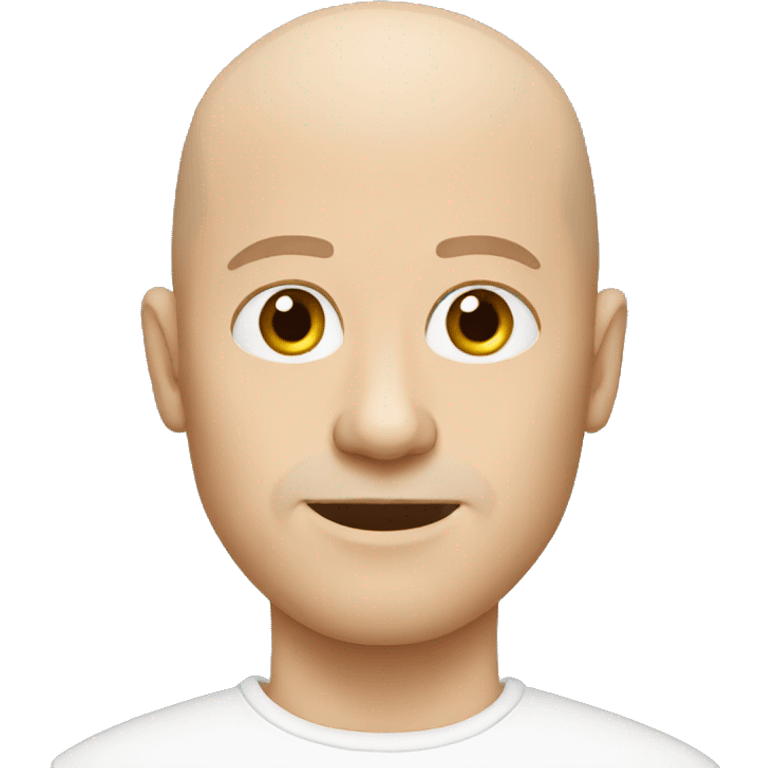 a bald white man emoji