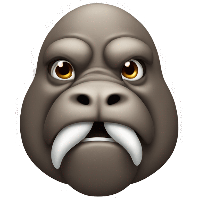 Angry walrus  emoji