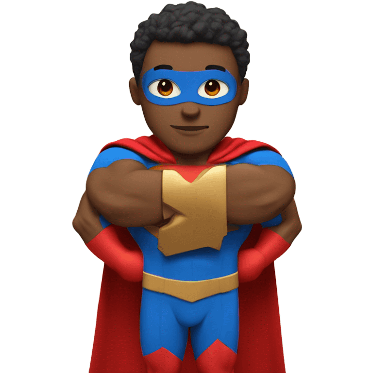 the superman with abs emoji