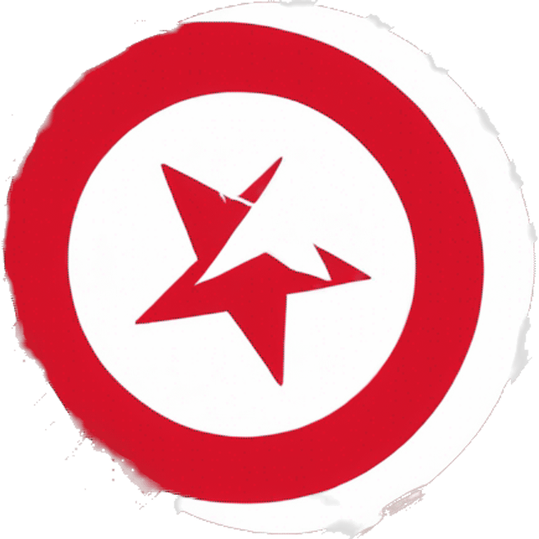 Generate an emoji flag of the Turkish Republic of Northern Cyprus, featuring two red horizontal stripes near the top and bottom edges on a white background, with a red crescent and star centered between the stripes. emoji