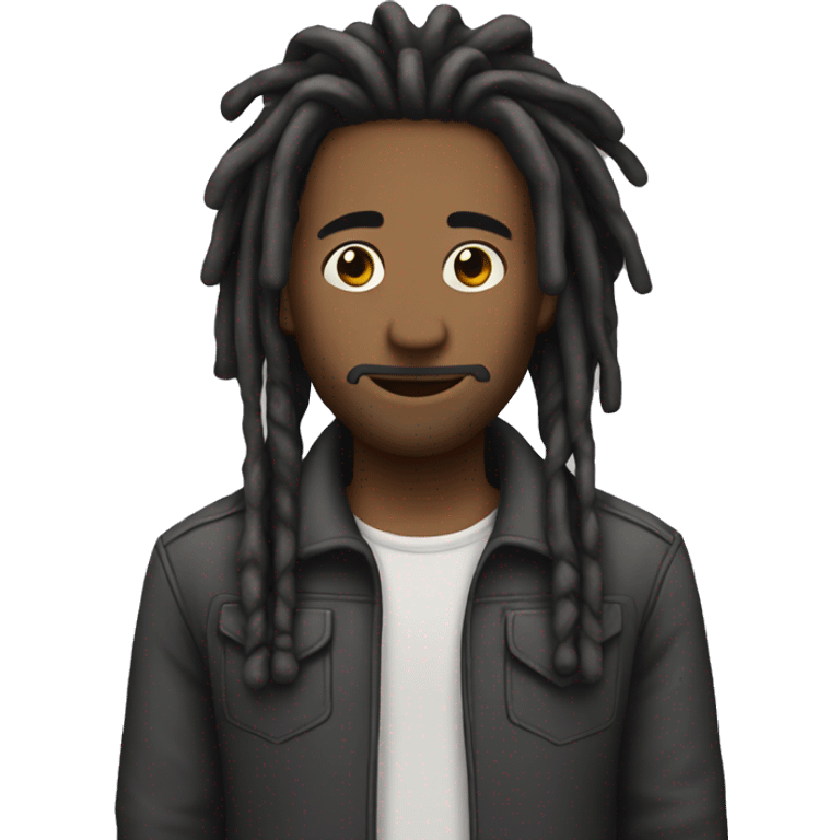 Guy with dreadlocks  emoji