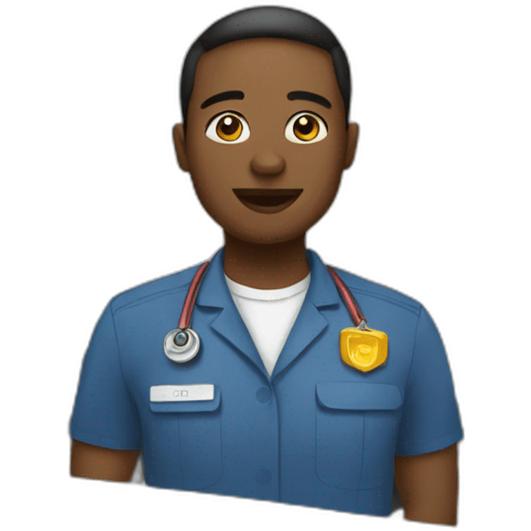 Humanitarian worker at office  emoji