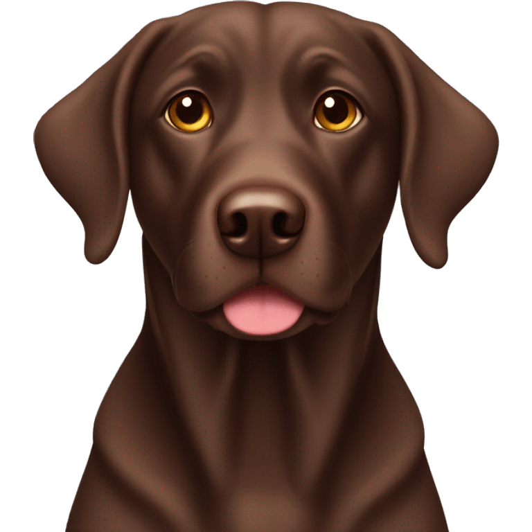 Chocolate lab emoji