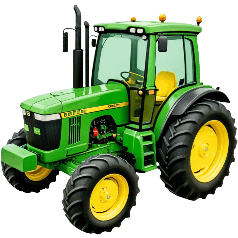 Tractor - John Deere 5055E (Model Year: 2021) (Iconic colour: Green with yellow) emoji