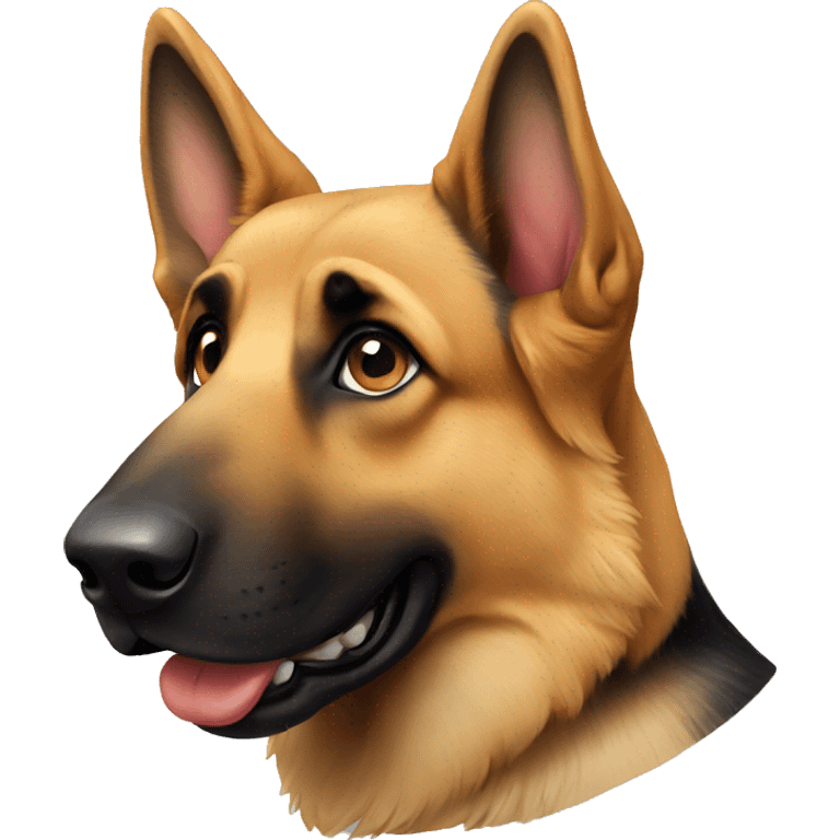 German shepherd  emoji